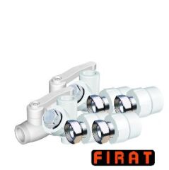 Набор ППР для подключения котла Firat белый