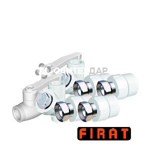 Набор ППР для подключения котла Firat белый