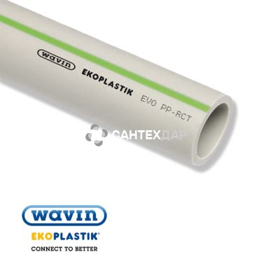 Труба ППР Wavin Ekoplastik EVO PN20 SDR 9 25 мм
