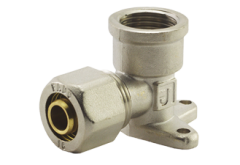 Угол металлопластиковый обжимной монтажный FADO 20х1/2" ВР