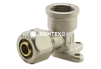 Угол металлопластиковый обжимной монтажный FADO 20х1/2" ВР