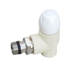 Вентиль радиаторный PPR Blue Ocean 20х1/2" угловой