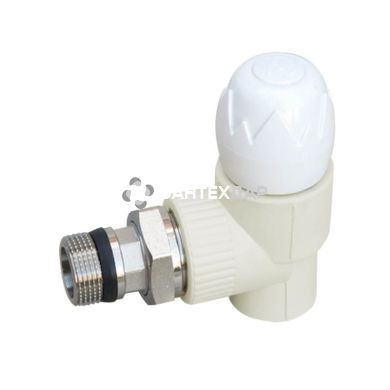 Вентиль радиаторный PPR Blue Ocean 20х1/2" угловой