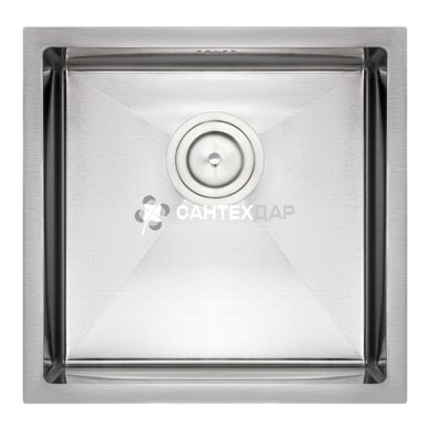 Мийка кухонна з нержавіючої сталі Qtap D4645 2.7/1.0 мм