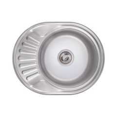 Кухонна мийка нержавіюча LIDZ 6044 Polish 0,6 мм