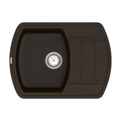 Мойка кварцевая Vankor Norton NMP 02.67 Chocolate + сифон