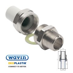 Соединение разборное ППР Wavin Ekoplastik 20х1/2" НР