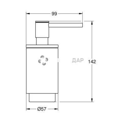 Дозатор для жидкого мыла Grohe Selection 41028000