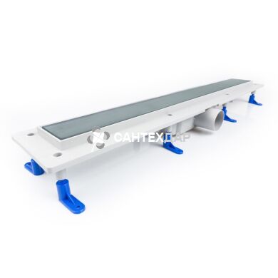 Душевой канал Styron STY-G1-90 решетка стекло 900 мм acid-etched сухой затворн