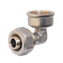 Колено металлопластиковое обжимное Valve 26х3/4" ВР