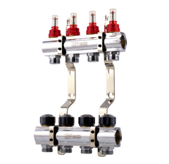 Коллекторный блок с расходомерами FADO 1"х2 выхода