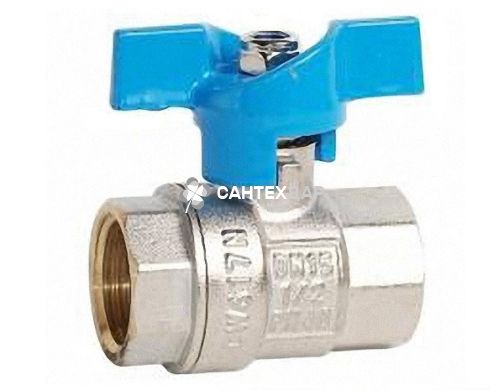 Кран шаровый Gross Optimal 3/4" ВВ бабочка