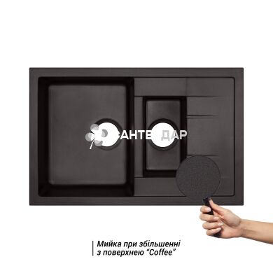 Мийка кухонна Qtap CS 7648 COF