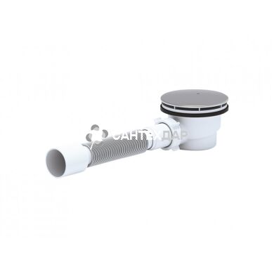 Слив для душевого поддона ANI Plast Е325C 1 1/2"x90 мм h65 выход 50 мм