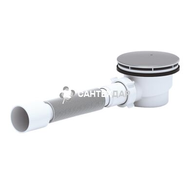 Слив для душевого поддона ANI Plast Е325C 1 1/2"x90 мм h65 выход 50 мм