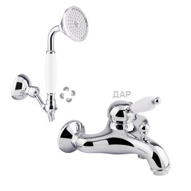 Смеситель для ванны Bianchi Elite VSCELT 200401100 CRM с душевым комплектом