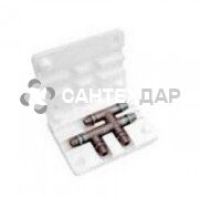 Тройник обводной KAN Push18x2/14x2/18x2&nbsp;мм латунь