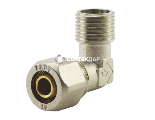 Угол металлопластиковый обжимной FADO 32х1" НР