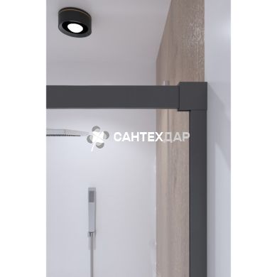 Душова кабіна Q-tap TAURUS BLA1099SC6 квадрат 90x90 розсувні без піддона
