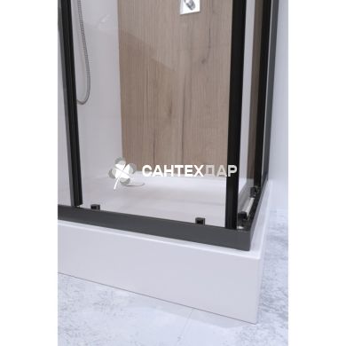 Душова кабіна Q-tap TAURUS BLA1099SC6 квадрат 90x90 розсувні без піддона