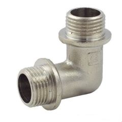 Колено латунное FADO 1/2 НН никель