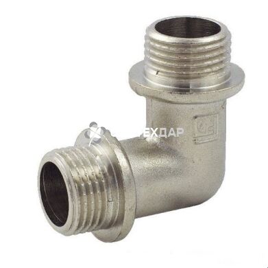Колено латунное FADO 1/2 НН никель