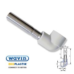 Колено подключения к радиатору ППР Wavin Ekoplastik 20х90&deg; внутреннее 750 мм