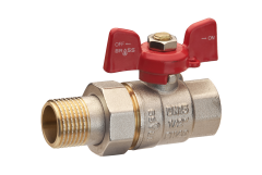 Кран-американка Brass 15 мм 1/2" PN40 прямой