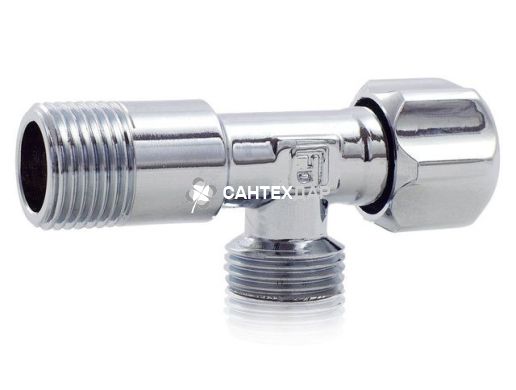 Кран приборний вентильний Fado Classic 1/2"-3/8" кутовий хром