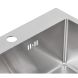 Мийка кухонна з нержавіючої сталі Qtap D5050 2.7/1.0 мм