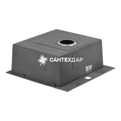 Мийка кухонна з нержавіючої сталі Qtap D5050 2.7/1.0 мм