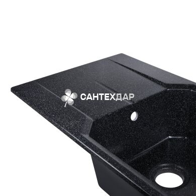 Мийка кухонна Qtap MS 7849 Obsidian
