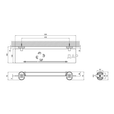 Полка Lidz (CRG)-114.09.01
