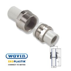 Соединение разборное ППР Wavin Ekoplastik 20 мм