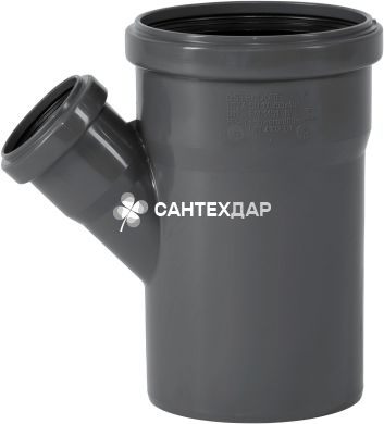 Тройник ПП внутренней канализации Ostendorf Safe 110/50х45&deg;