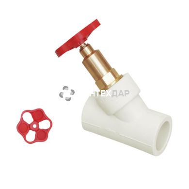 Вентиль PPR Blue Ocean 50 мм