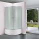 Душова кабіна Lidz Latwa 80x80 високий скло Frost