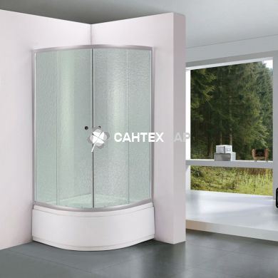 Душова кабіна Lidz Latwa 80x80 високий скло Frost