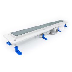 Душевой канал Styron STY-G1-70 решетка стекло 700 мм acid-etched сухой затвор