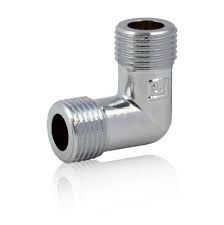 Колено латунное FADO 1/2 НН хром