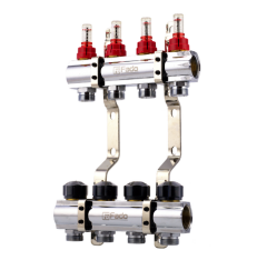 Коллекторный блок с расходомерами FADO 1"х11 выходов