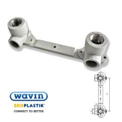 Комплект для смесителя настенный ППР Wavin Ekoplastik 20х1/2" ВР