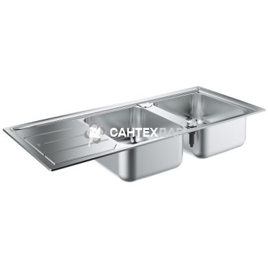 Кухонная мойка Grohe EX Sink K500 двойная с крылом 31588SD0