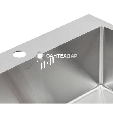 Кухонная мойка из нержавейки Qtap D5843 2.7/1.0 мм