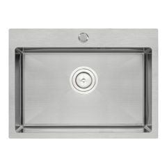 Мийка кухонна з нержавіючої сталі Qtap D5843 2.7/1.0 мм