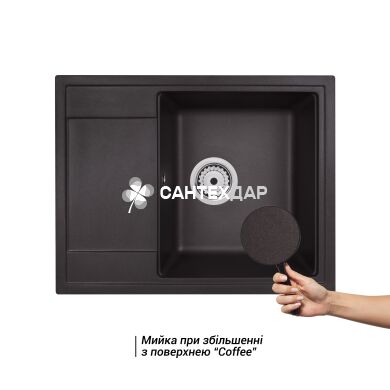 Мийка кухонна Qtap CS 6450 COF