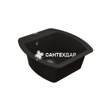 Мийка кварцева Vankor Norton NMP 01.48 Black + сифон