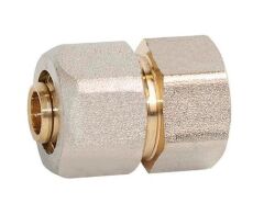 Муфта металлопластиковая обжимная Gross 20х3/4" ВР