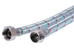 Подводка гибкая SD PLUS для воды в алюминиевой оплетке 1/2" ВН 0,4 м