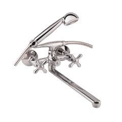 Смеситель для ванной буксовый Q-Tap Dominox CRM 140 керамика